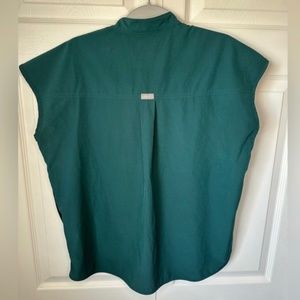 (Small) Figs Rafaela Oversized Scrub Top Hunter Green